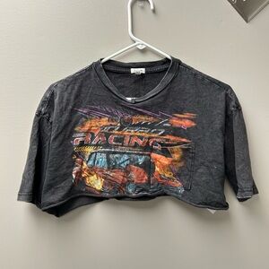 Garage Women’s Cropped “Racing” T Shirt